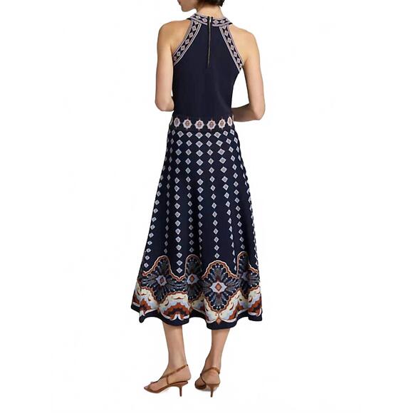 NEW CARA CARA sandrinna dress in jules navy - Picture 2 of 8